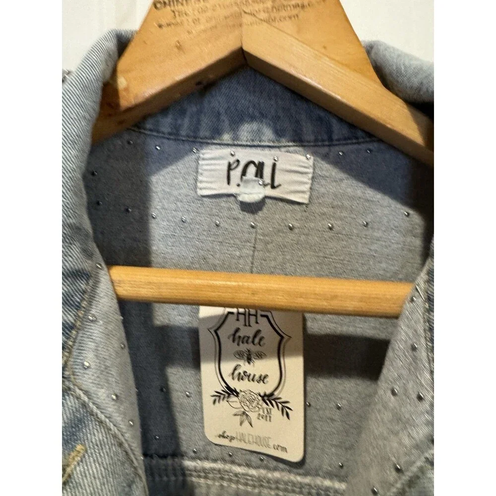 P Cill Jacket Studded Jacket, A Statement Piece To You . Size M - Picture 4 of 12